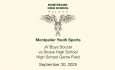 Montpelier Youth Sports - JV Boys Soccer vs Stowe High School 9/30/2025