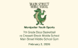 Montpelier Youth Sports - 8th Grade Girls Basketball vs Crossett Brook 2/2/2026