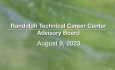Randolph Technical Career Center School Board - August 9, 2023 [RTCC]