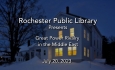 Rochester Public Library - Great Power Rivalry in the Middle East