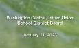 Washington Central Unified Union School District - January 11, 2023