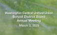 Washington Central Unified Union School District - Annual Meeting March 3, 2025 [WCUUSDB]