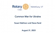 Waterbury Rotary Club - Common Man for Ukraine 8/31/2023