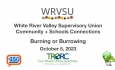 White River Valley Supervisory Union Community and School Connections - Burning or Burrowing 10/5/2023
