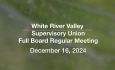 White River Valley Supervisory Union - December 16, 2024 [WVRSU]