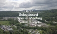 Berlin Selectboard - Special Meeting August 14, 2023 [BNS]