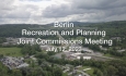 Berlin Recreation and Planning - Joint Commissions Meeting July 12, 2023 