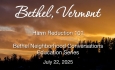 Bethel Neighborhood Conversations Education Series - Harm Reduction 101 7/22/2025