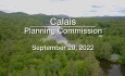 Calais Planning Commission - Public Hearing September 20, 2022