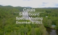 Calais Selectboard - Special Meeting December 3, 2022
