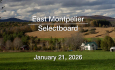 East Montpelier Selectboard - January 21, 2026 [EMSB]
