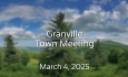 Granville - Town Meeting March 4, 2025 [G]