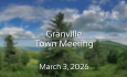 Granville - Town Meeting March 3, 2026 [G]