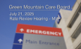 Green Mountain Care Board - Rate Review Hearing - MVP July 21, 2025 [GMCB]