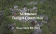Middlesex Budget Committee - November 18, 2025 [MBC]
