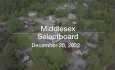 Middlesex Selectboard - December 20, 2022