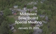 Middlesex Selectboard - Special Meeting January 23, 2024 