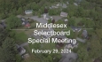 Middlesex Selectboard - Special Meeting February 29, 2024 [MS]