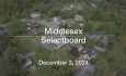 Middlesex Selectboard - December 3, 2024 [MSB]