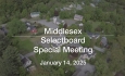 Middlesex Selectboard - Special Meeting January 14, 2025 [MSB]