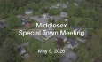 Middlesex Selectboard - Special Town Meeting May 9, 2026 [MSB]
