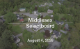Middlesex Selectboard - August 4, 2026 [MSB]