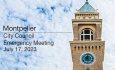 Montpelier City Council - Emergency Meeting July 17, 2023