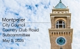 Montpelier City Council - Country Club Road Subcommittee May 9, 2025 [MCC]