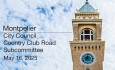 Montpelier City Council - Country Club Road Subcommittee May 14, 2025 [MCC]