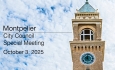 Montpelier City Council - Special Meeting October 3, 2025 [MCC]