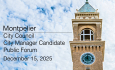 Montpelier City Council - City Manager Candidates Public Forum 12/15/2025