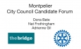 Montpelier Rotary and The Bridge  - Montpelier City Council District 1 Forum 2/16/2024