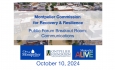 Montpelier Commission for Recovery and Resilience - MAPLE Public Forum Breakout: Communications 10/10/2024