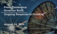 Press Conference - Governor Scott and Administration Officials - Response to Flooding 8/14/2024