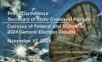 Press Conference - Secretary of State Copeland Hanzas - Canvass of Federal and Statewide 2024 General Election Results 11/12/2024