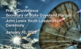 Press Conference- Secretary of State Copeland Hanzas - John Lewis Youth Leadership Award Ceremony 1/10/2025