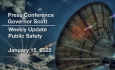 Press Conference - Governor Scott and Administration Officials Weekly Update 1/15/2025