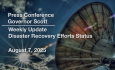 Press Conference - Governor Scott and Administration Officials Weekly Update 8/7/2025