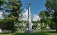 Rochester Selectboard - Special Meeting August 11, 2025 [ROS]