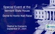 Special Event at the Vermont State House - Habitat for Humanity: Dome to Home Wall Raise 9/21/2024