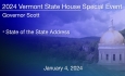 Vermont State House Special Event - Governor's State of the State Address 1/4/2024