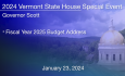 Vermont State House Special Event - Governor's Fiscal Year 2025 Budget Address 1/23/2024