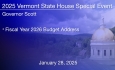 Vermont State House Special Event - Governor's Fiscal Year 2026 Budget Address 1/28/2025