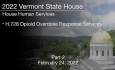 Vermont State House - H.728 Opioid Overdose Response Services Part 2 2/24/2022