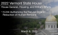 Vermont State House - H.244 Authorizing the Natural Organic Reduction of Human Remains 3/8/2022