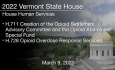 Vermont State House - H.728 Opioid Overdose Response Services 3/11/2022
