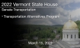 Vermont State House - Transportation Alternatives Program 3/15/2022