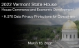 Vermont State House - H.570 Data Privacy Protections for Consumers 3/16/2022