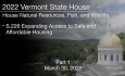 Vermont State House - S.226 Expanding Access to Safe and Affordable Housing Part 1 3/30/2022