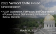 Vermont State House - H.727 Exploration, Formation, and Organization of Union School Districts and Unified Union School Districts 3/31/2022